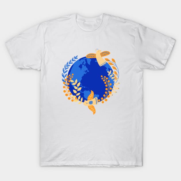 Love The Earth T-Shirt by 1001Kites